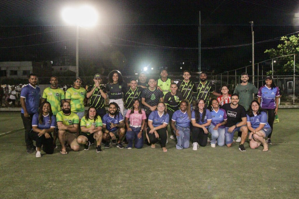 Ação social da Lovefutbol com desafio Um pra Um. (Imagem: Milena Ferreira)