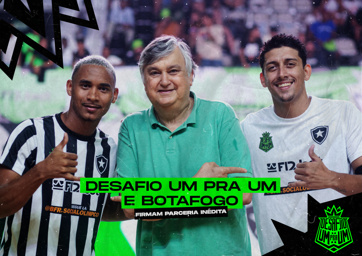 Desafio Um Pra Um e Botafogo firmam parceria inédita nesta segunda (30) (Imagem: Pedro Lyra / Equipe Desafio Um pra Um)