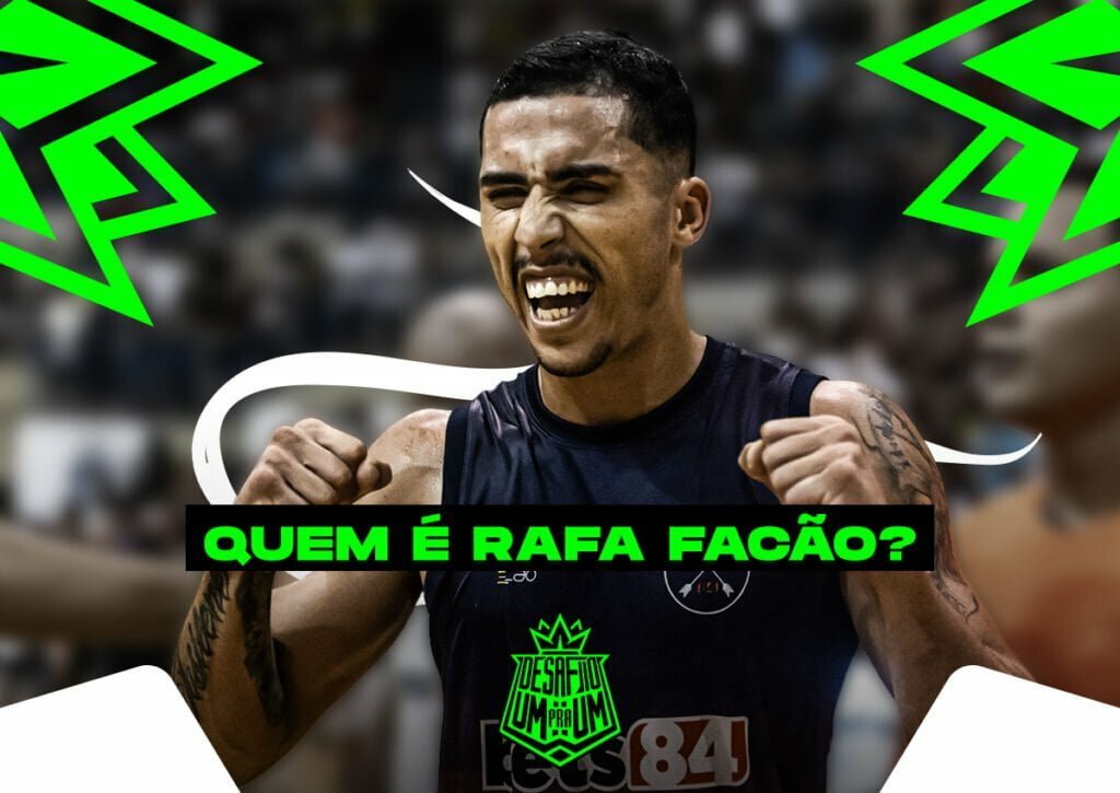 Saiba quem é Rafa Facão, o novo dono do cinturão do X1 no futsal. (Imagem: Equipe Desafio Um Pra Um)