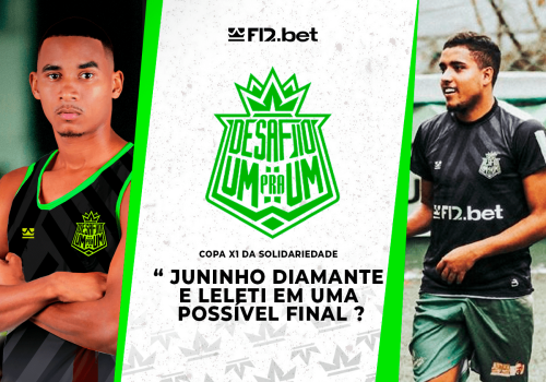 Juninho e Leleti em copa da solidariedade. (imagem: disagner Júlio)